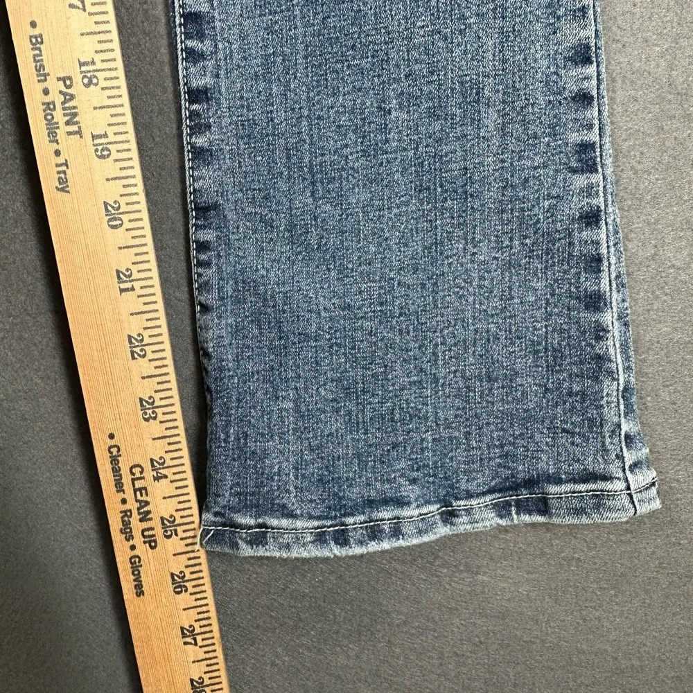 RSQ Jeans Girls 12 Blue Denim Flared Leg Stretch Distressed‎ Y2K Grunge